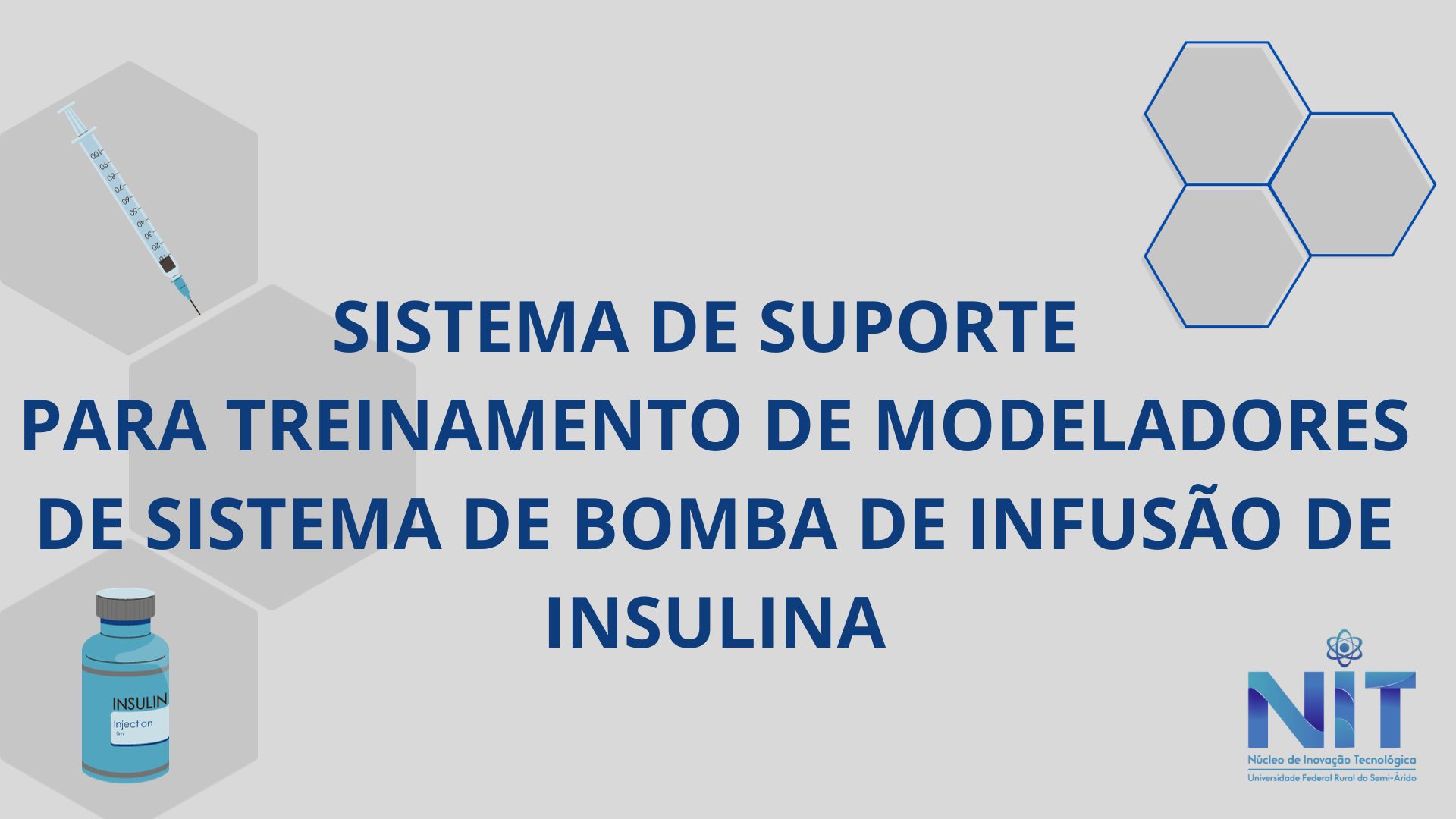 SISTEMA DE SUPORTE PARA TREINAMENTO DE MODELADORES DE SISTEMA DE BOMBA DE INFUSÃO DE INSULINA